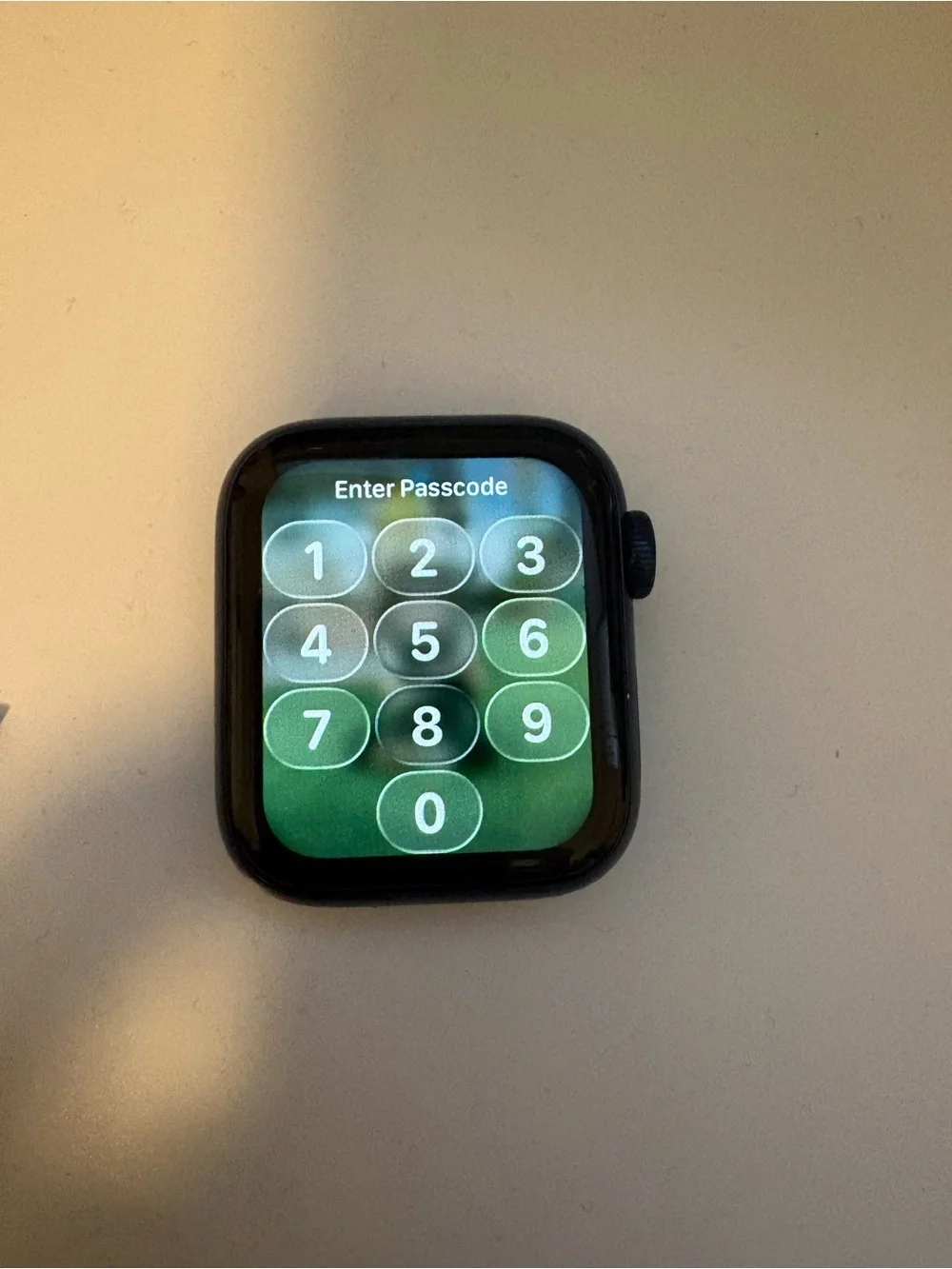 Apple smartwatch featuring